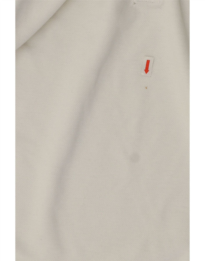 Męska koszulka polo Nike, średnia, biała, bawełniana