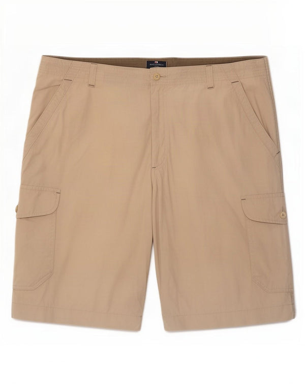 Marks & Spencer Męskie niebieskie spodenki cargo Harbour 2XL W44, bawełna khaki