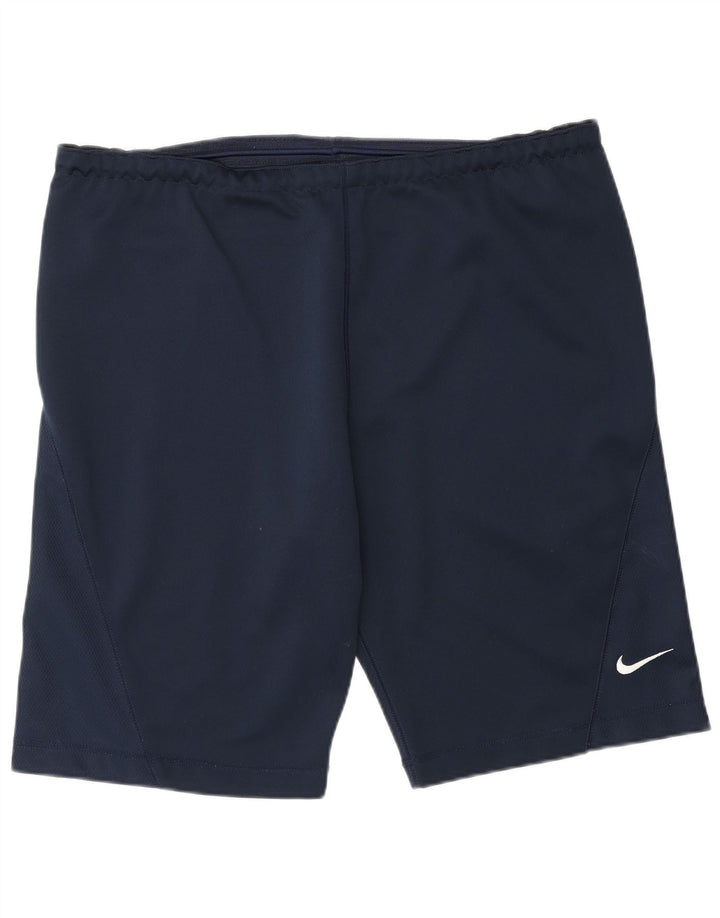Męskie spodenki sportowe Nike, duże, granatowe