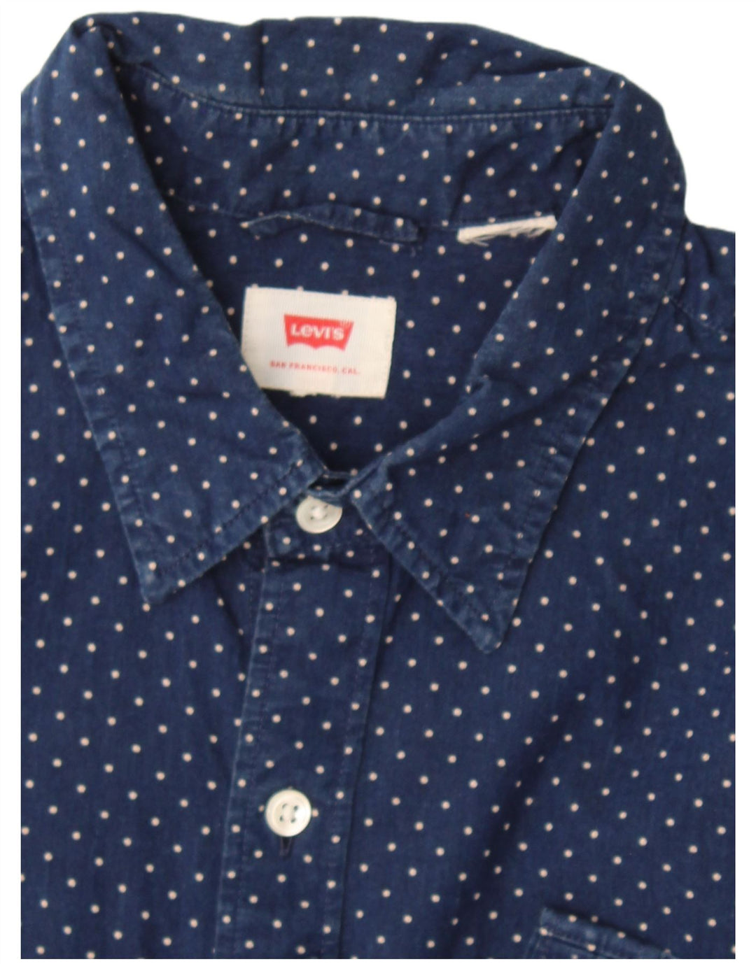 Koszula męska Levi's, mała, granatowa w cętki