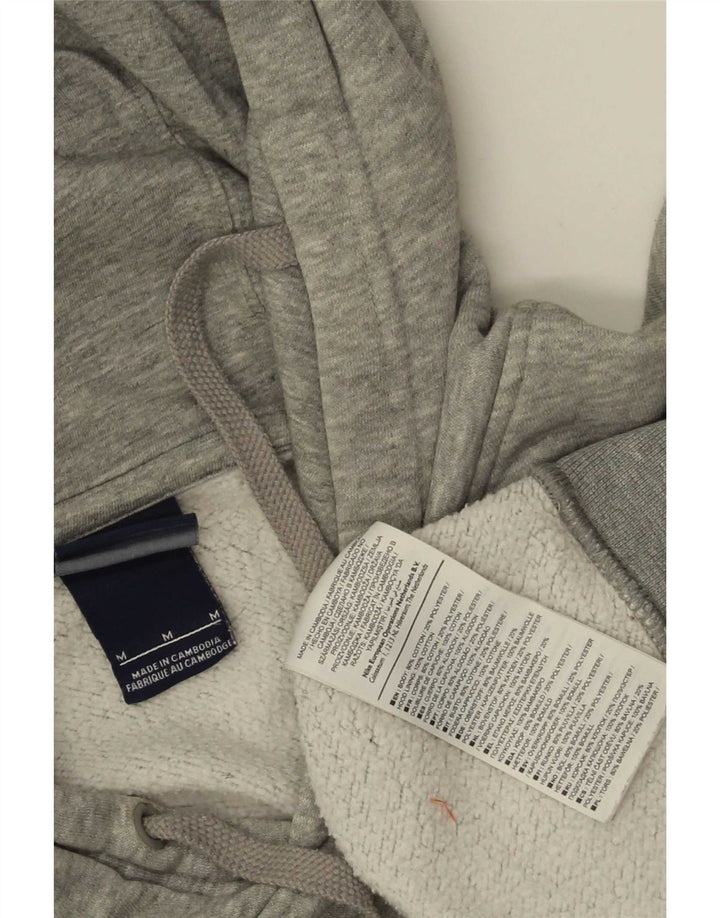 Męski sweter z kapturem Nike z grafiką, średnioszary, bawełniany w cętki