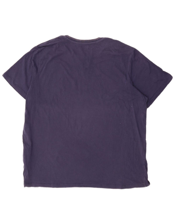 Męska koszulka z grafiką Levi's Top 2XL, granatowa, bawełniana