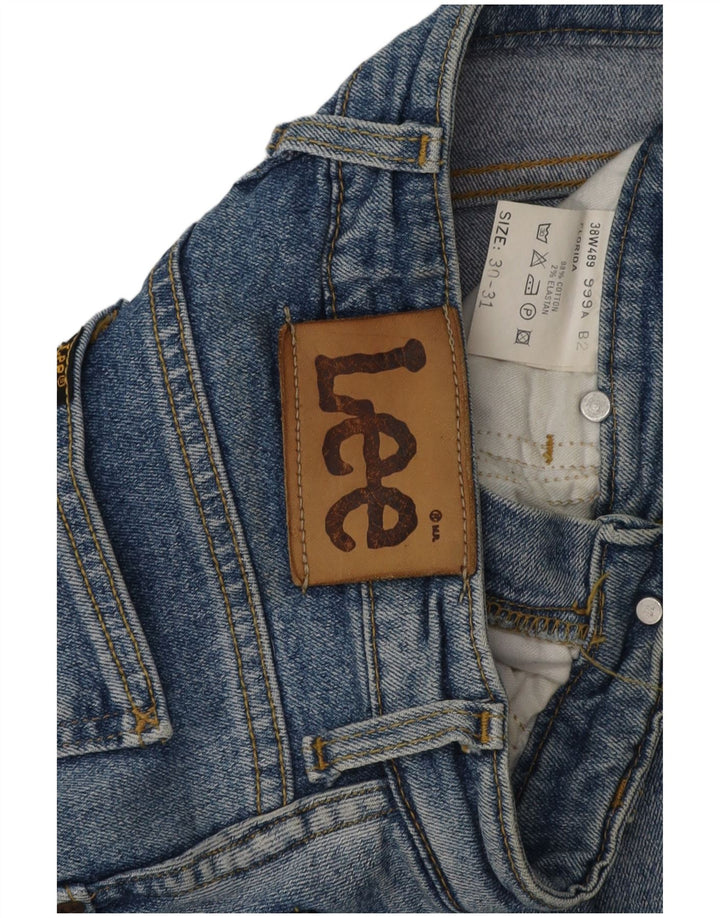 Damskie jeansy slim fit LEE W30 L31 Niebieskie bawełniane