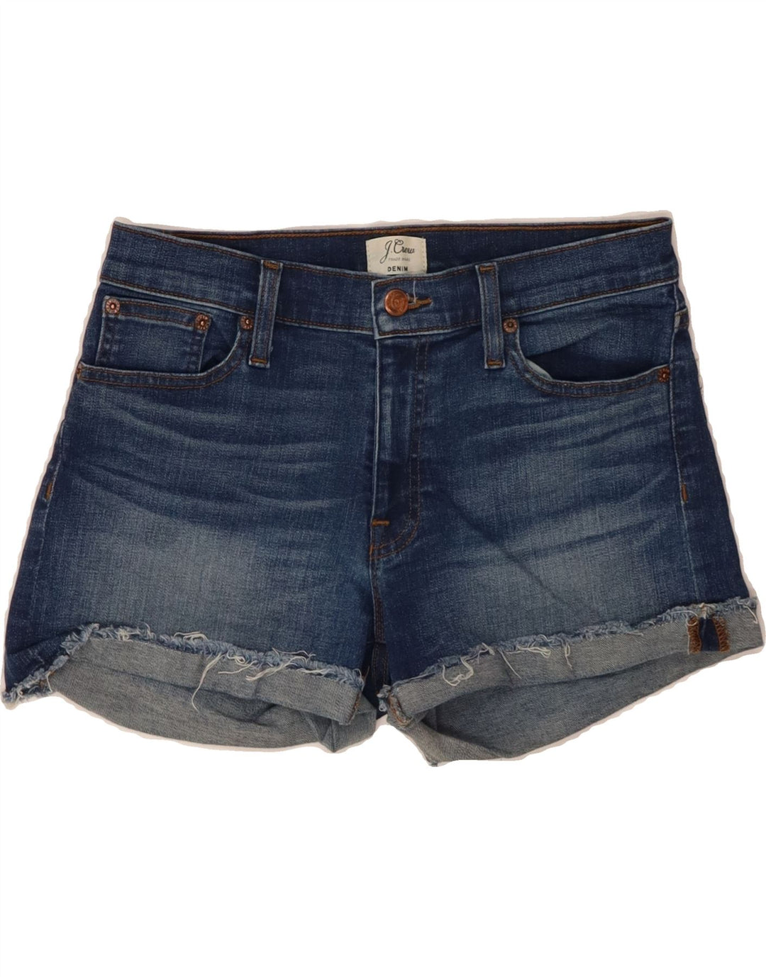 J. CREW Womens Denim Shorts W27 Small Blue Cotton Vintage J. Crew and Second-Hand J. Crew from Messina Hembry 