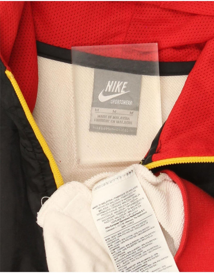 Męski sweter z kapturem i zamkiem błyskawicznym Nike, średni, wielokolorowy blok kolorów