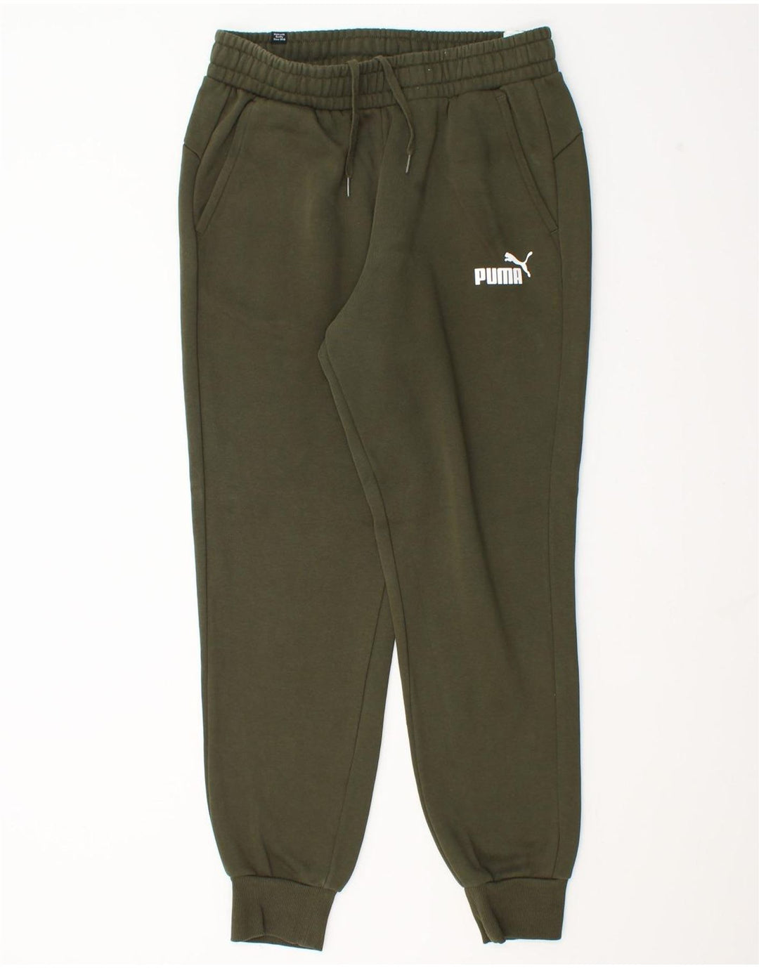 Męskie spodnie dresowe Puma Joggers, średnia bawełna khaki