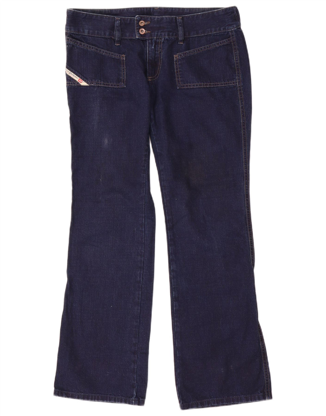 Damskie jeansy Bootcut Diesel W31 L31 Granatowe, bawełniane
