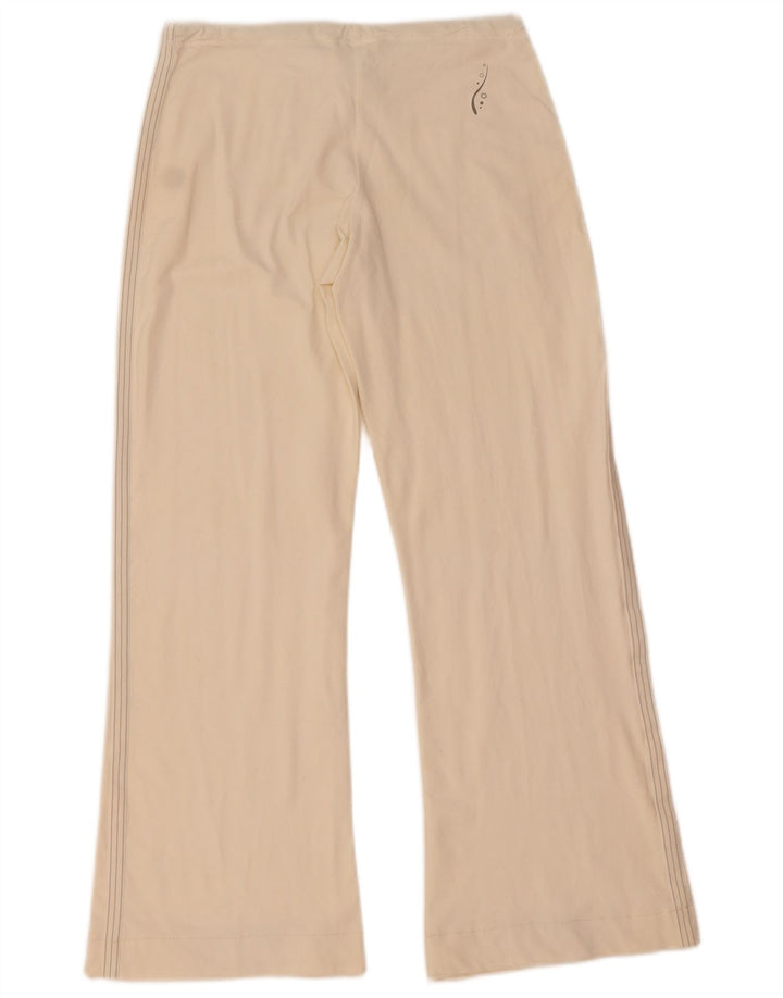 Damskie spodnie dresowe Champion Flare UK 12 Medium Off White Poliamid
