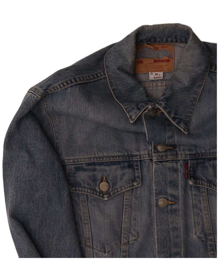Męska kurtka dżinsowa LEVI'S UK 38, średnioniebieska, bawełniana