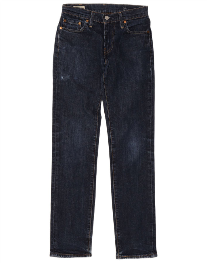 Damskie jeansy Levi's Slim W27 L32 Granatowa bawełna