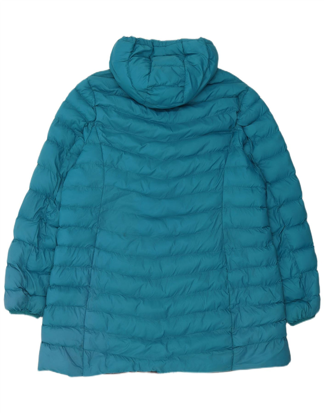 Damski ocieplany płaszcz z kapturem Mountain Warehouse UK 20 2XL Niebieski poliester