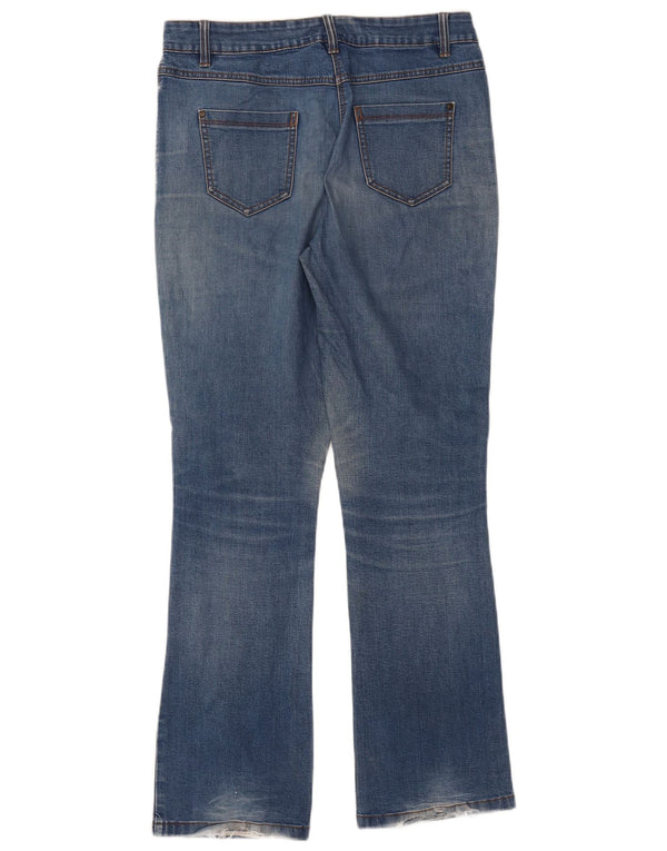 Damskie jeansy Bootcut M&Co UK 10 Small W32 L31 Niebieska bawełna