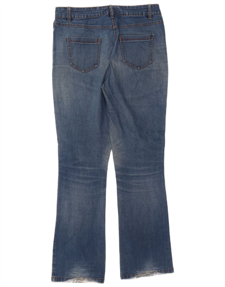 Damskie jeansy Bootcut M&Co UK 10 Small W32 L31 Niebieska bawełna