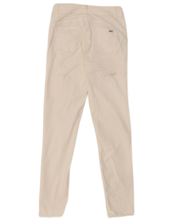 Liu Jo Womens Skinny Jeans W25 L27 White Cotton