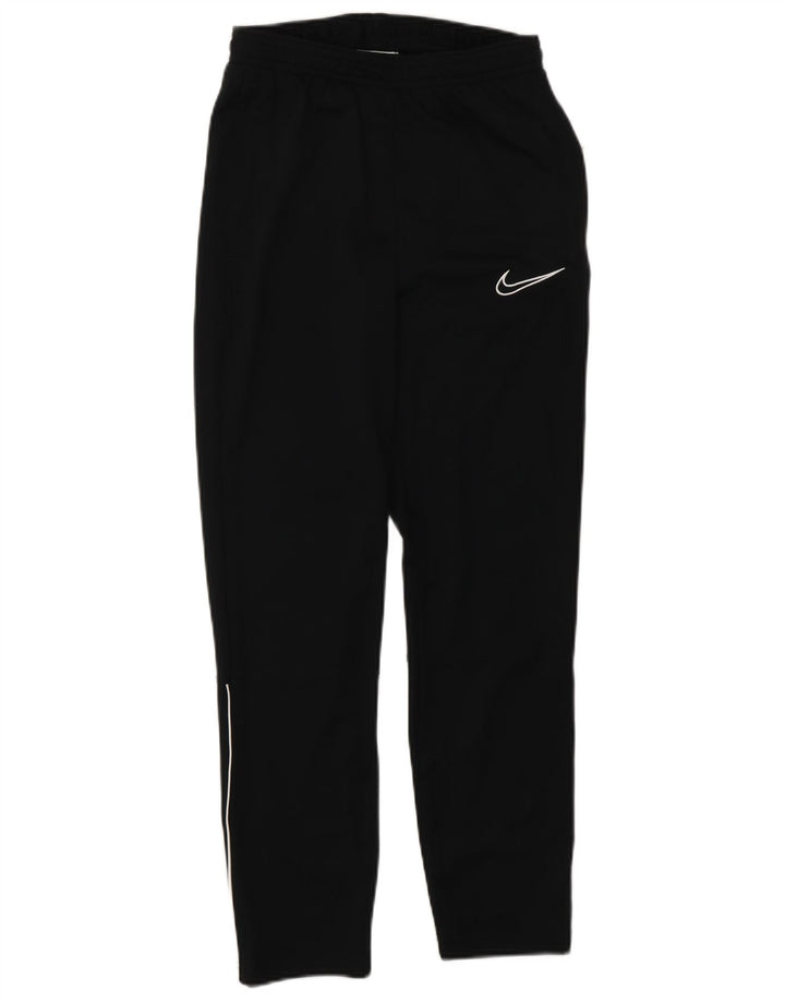 Chłopięce spodnie dresowe NIKE Dri Fit na 12-13 lat, duże, czarne, poliestrowe