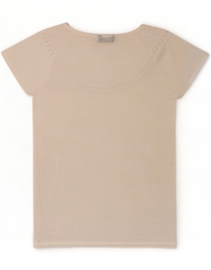 Bluzka damska Massimo Dutti Top UK 12 Średnia Biała