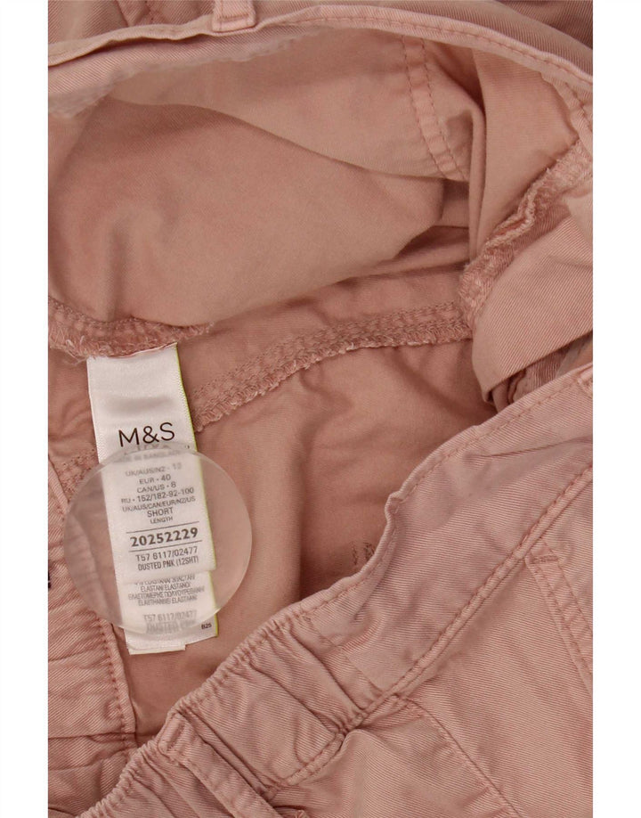 Spodnie dresowe Marks & Spencer Męskie Joggery UK 12 Medium W32 L24 Różowe