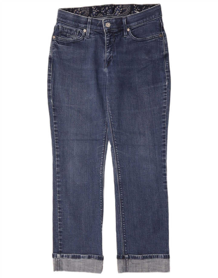 Damskie proste dżinsy Levi's US 6 Medium W28 L25 Niebieskie bawełniane