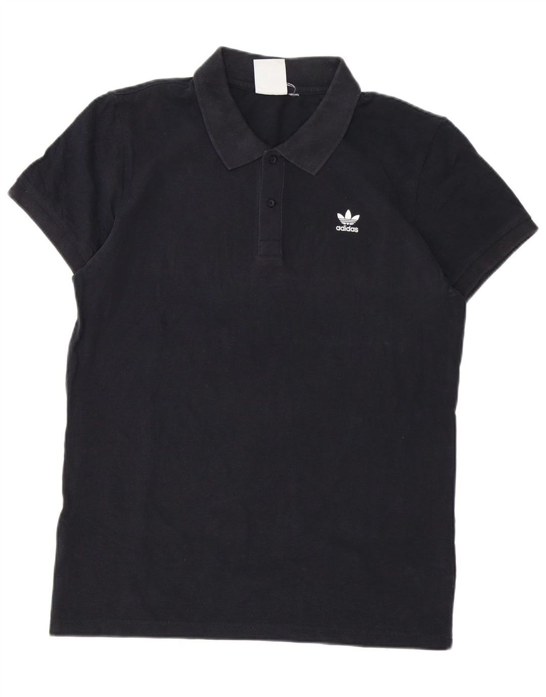 Męska koszulka polo Adidas, średnia czarna, bawełniana