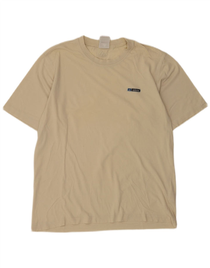 Adidas Męska koszulka Top Medium Beżowa Bawełna