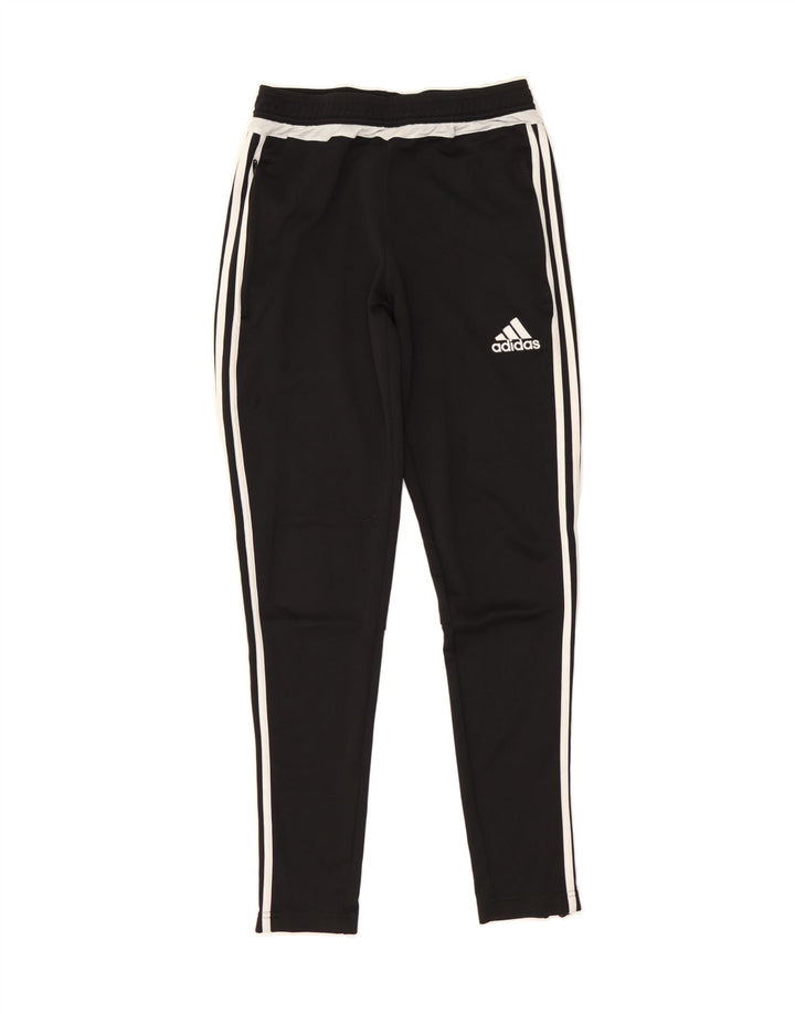 ADIDAS Womens Climacool Tracksuit Trousers UK 8 Small Black Polyester Vintage Adidas and Second-Hand Adidas from Messina Hembry 