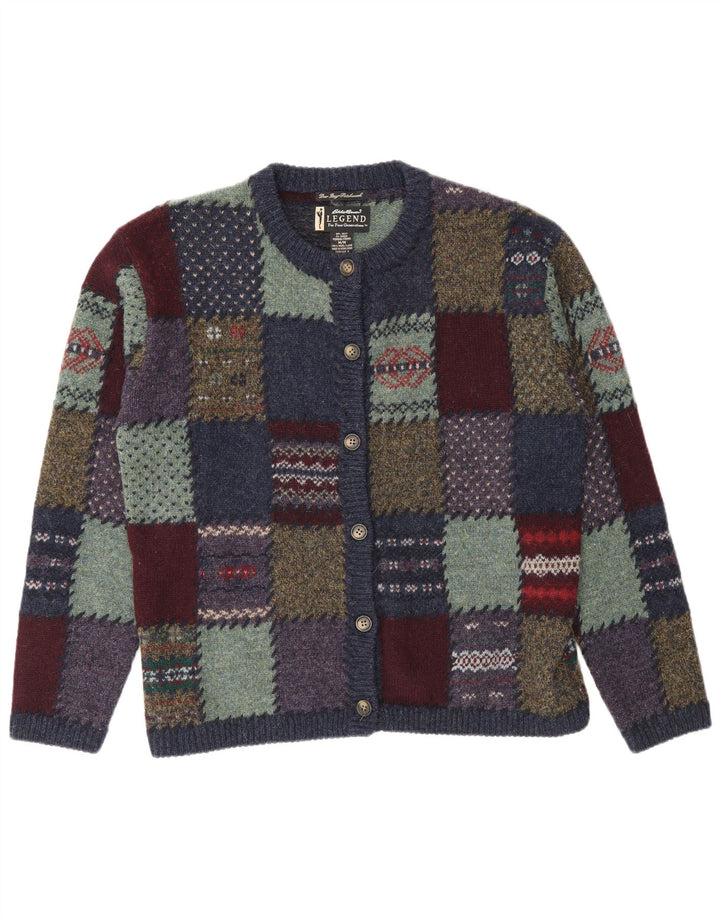Sweter damski Eddie Bauer UK 14 Średni wielobarwny patchwork