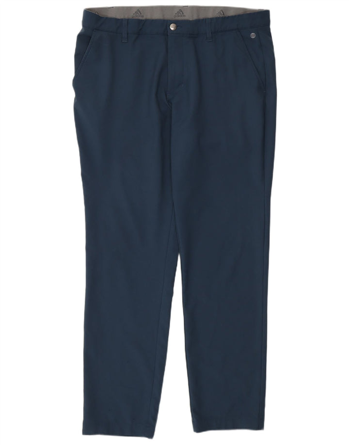 Spodnie męskie Adidas Slim Chino W36 L32 Granatowy poliester