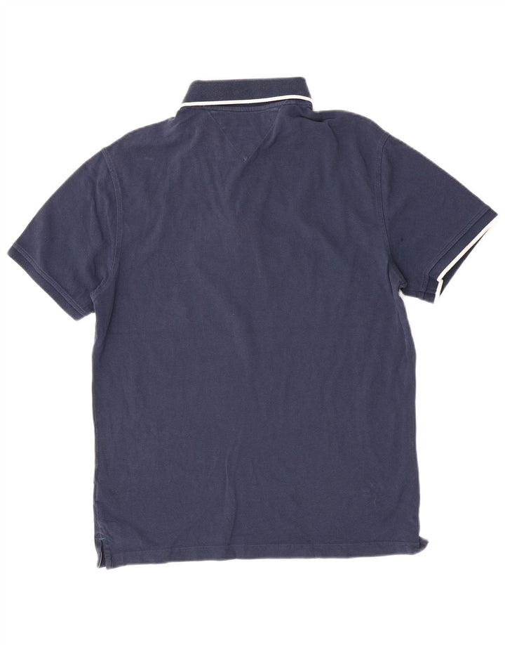 Męska koszulka polo do golfa Tommy Hilfiger, średnia, granatowa, bawełniana