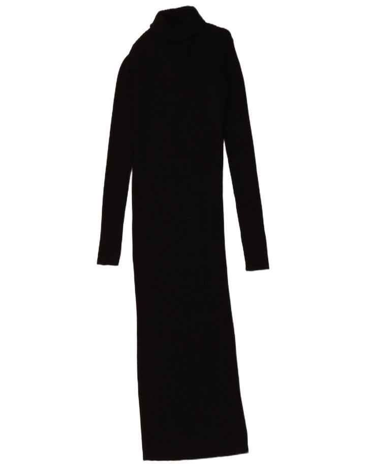 Sukienka damska Zara Maxi Jumper Dress UK 8 Small Black