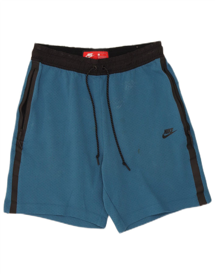 Męskie spodenki sportowe Nike, bawełna w kolorze średniego błękitu
