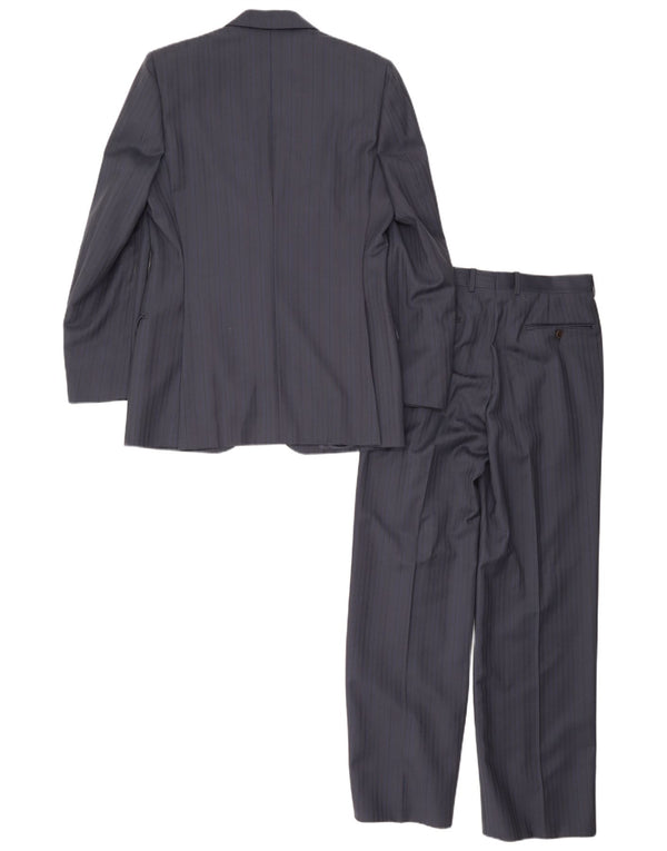 Garnitur męski Pierre Cardin IT 46 Small W30 L30 Granatowy w prążki