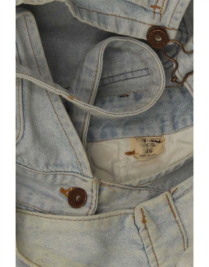 Damskie spodenki jeansowe Casucci Ogrodniczki IT 46 Large W32 Niebieskie