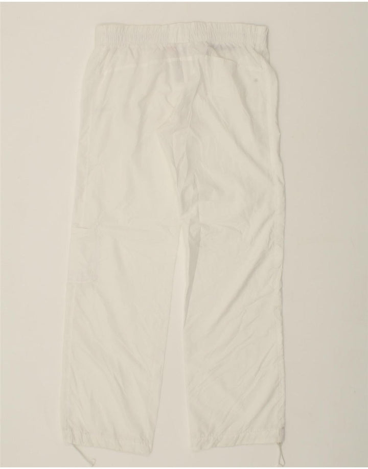 PUMA Womens Tracksuit Trousers UK 14 Large White Polyester Vintage Puma and Second-Hand Puma from Messina Hembry 