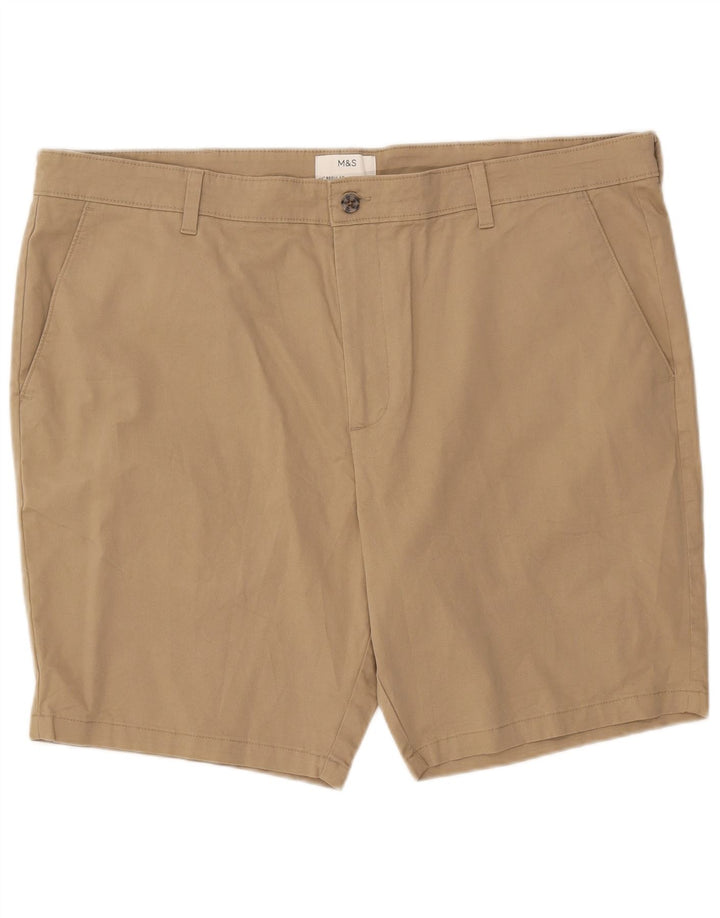 Marks & Spencer Męskie spodenki Chino W44 2XL Beżowa bawełna