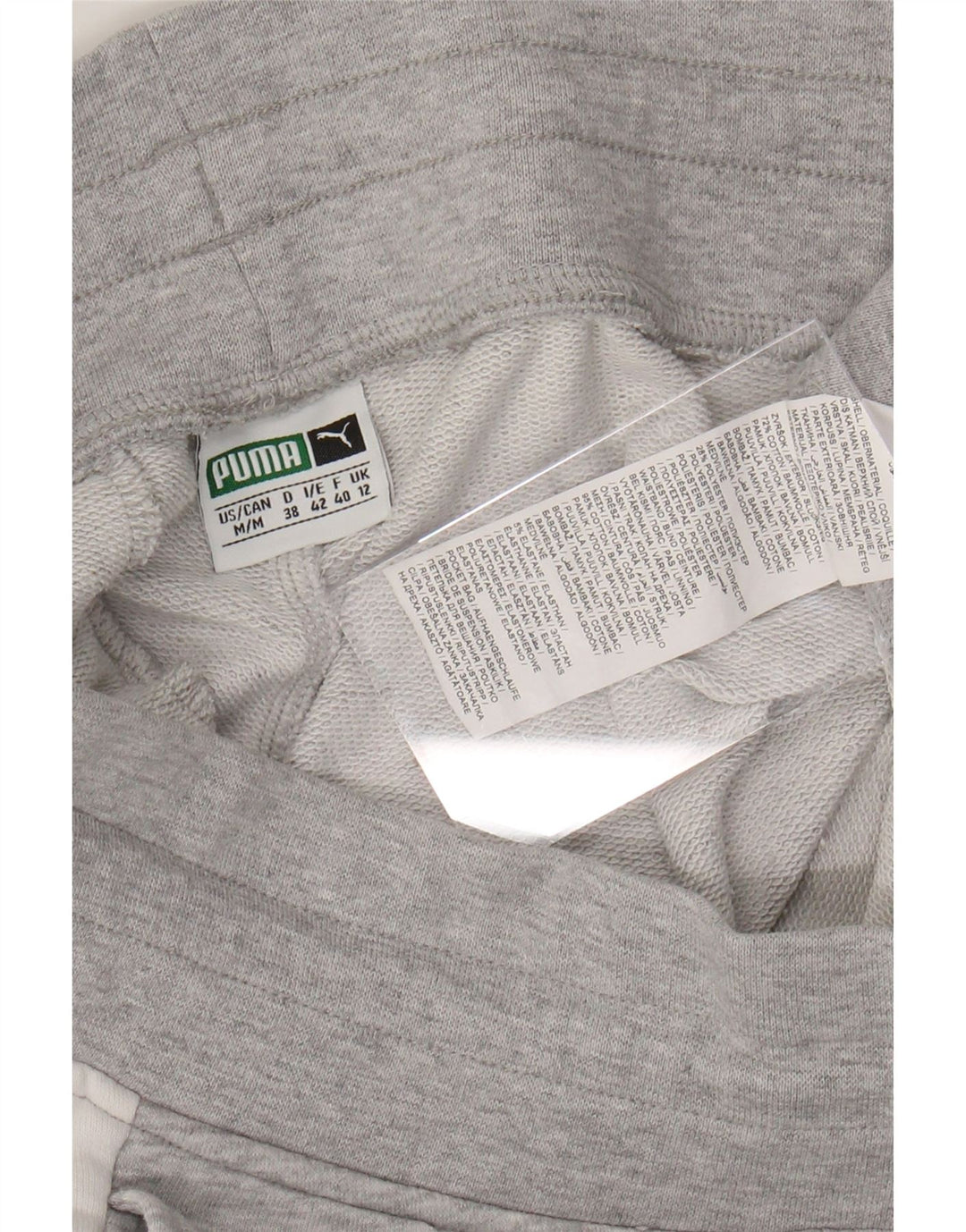 Damskie spodnie dresowe PUMA Joggers UK 12 Średni szary, blok kolorów