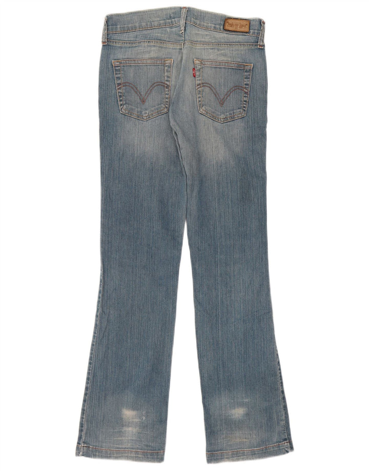 Damskie dżinsy Levi's Eve Straight W31 L34 Niebieska bawełna