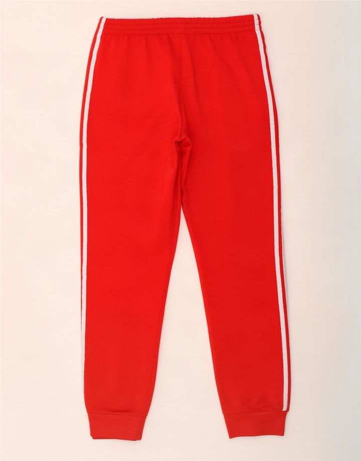 Adidas Męskie Spodnie Dresowe Joggery Duże Czerwone Poliester