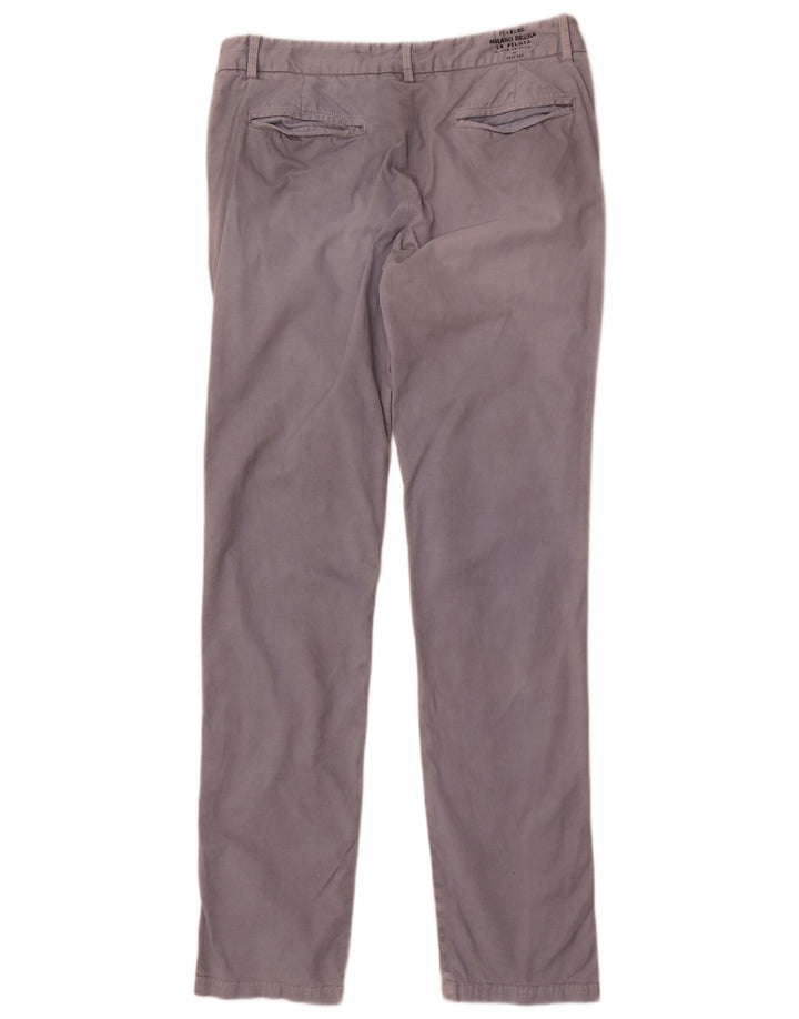 Męskie spodnie typu slim chino Iceberg IT 48 Medium W32 L34 Szara bawełna