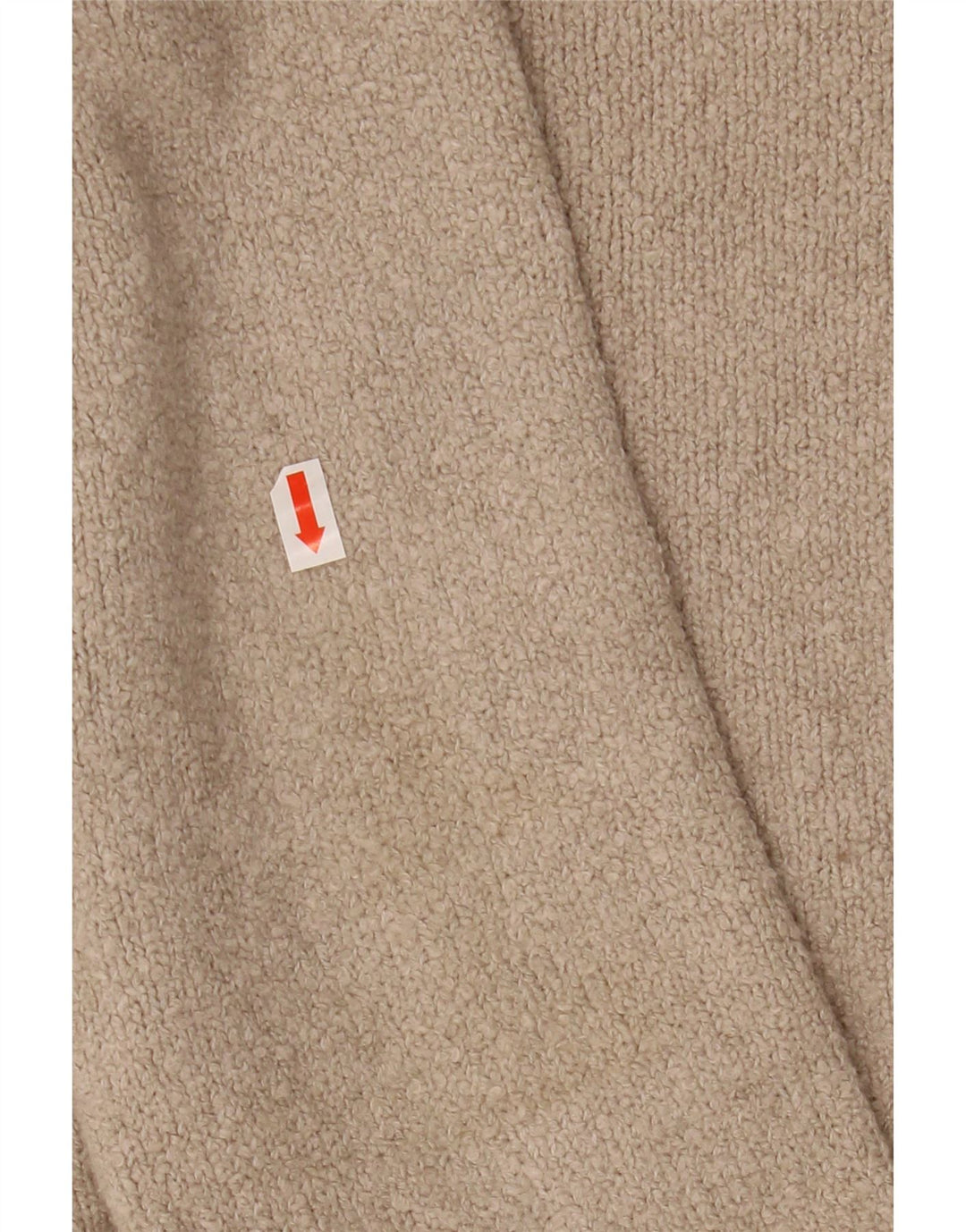 Męski sweter z okrągłym dekoltem ALL SAINTS, mały, beżowy, bawełniany