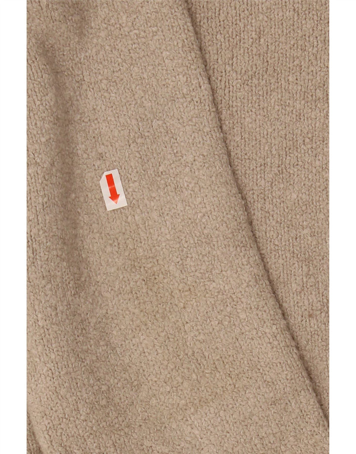 Męski sweter z okrągłym dekoltem ALL SAINTS, mały, beżowy, bawełniany