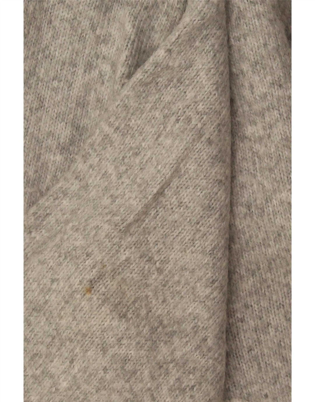 Męski sweter Zara z dekoltem w kształcie litery V, mały, szary, akrylowy