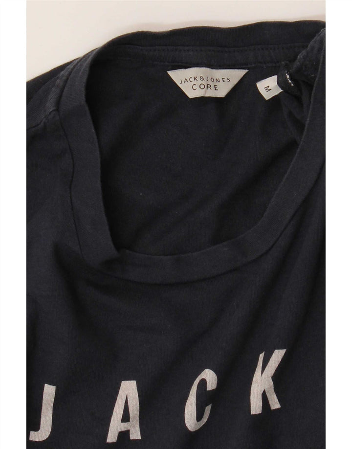 Męska koszulka graficzna Jack & Jones Top Medium Black