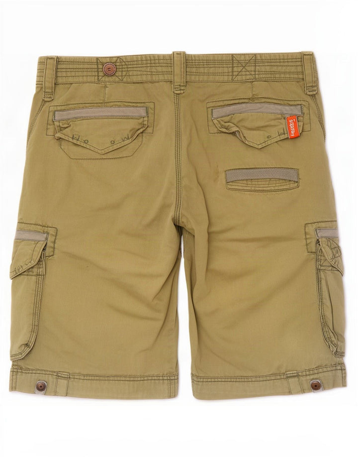 Męskie spodenki cargo Superdry, duże, W36, zielone, bawełniane