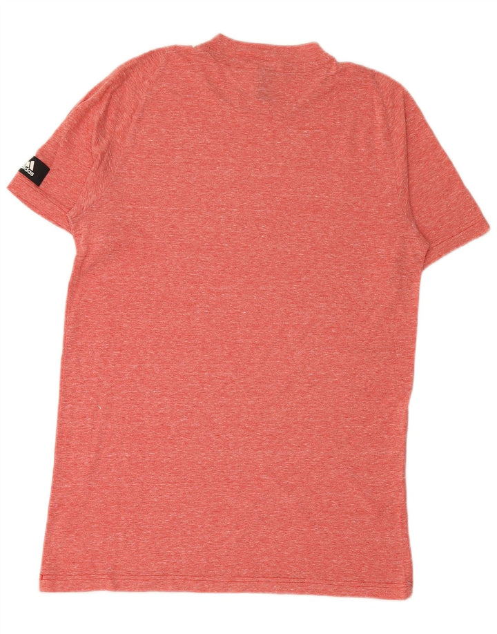 T-shirt męski ADIDAS, średni, czerwony, nakrapiany