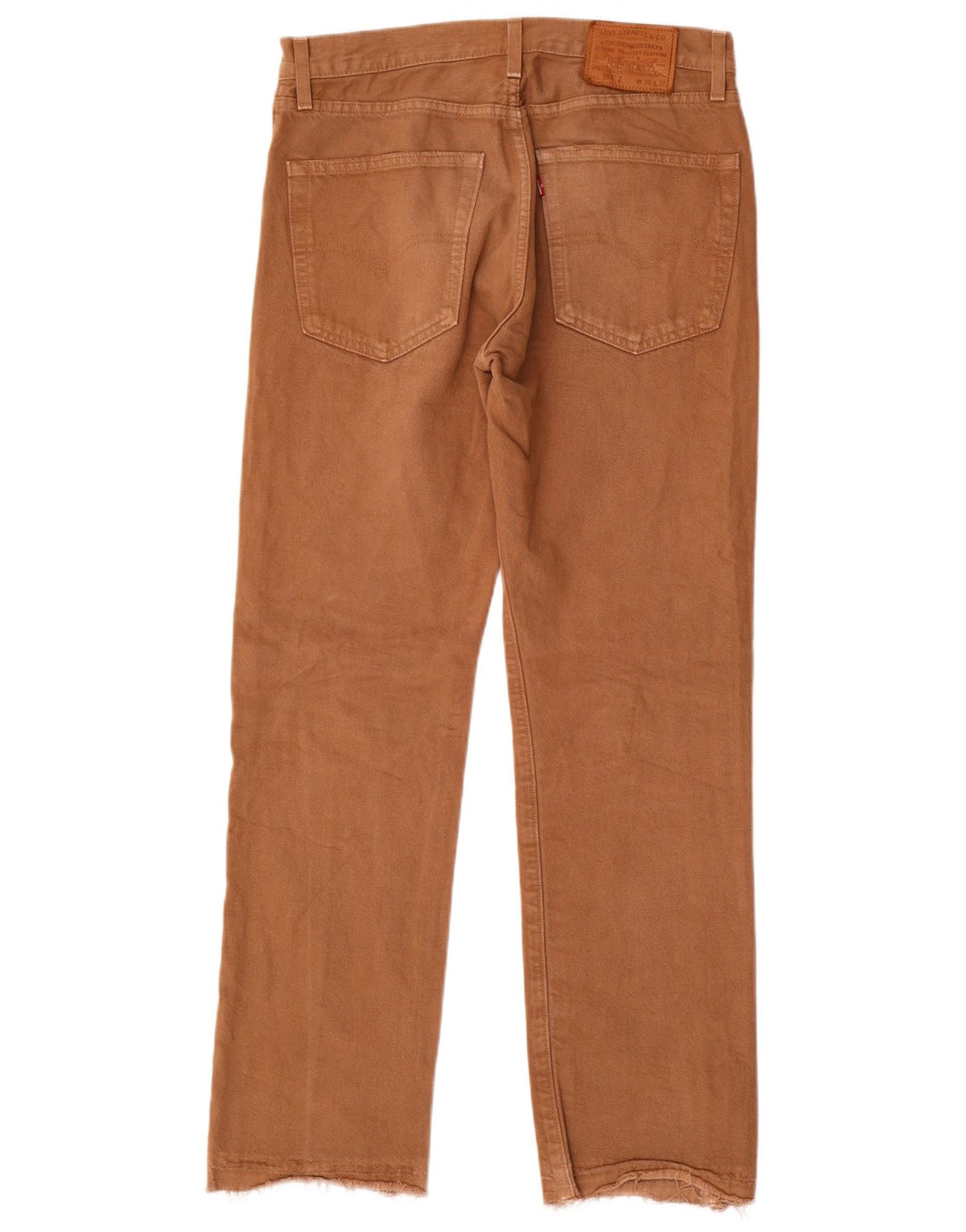 Męskie dżinsy Levi's 551 Straight W30 L32 Brązowa bawełna