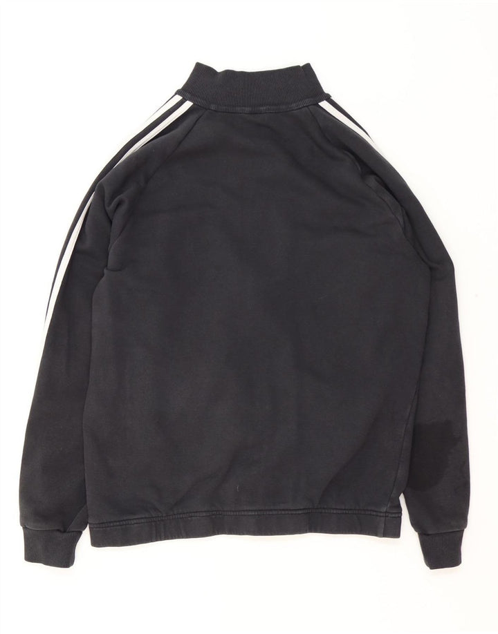 Męska kurtka dresowa ADIDAS UK 42/44, bawełna w kolorze średniej czerni