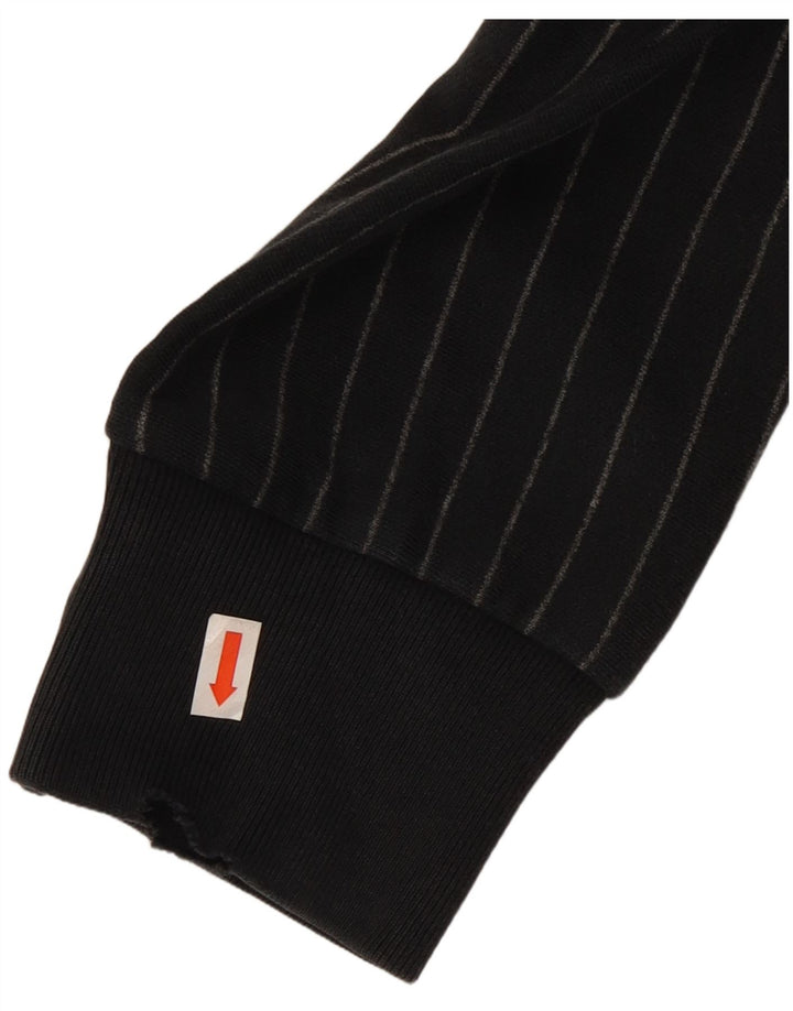 CONVERSE Męski sweter z kapturem i grafiką Chuck Taylor, w średnie czarne paski