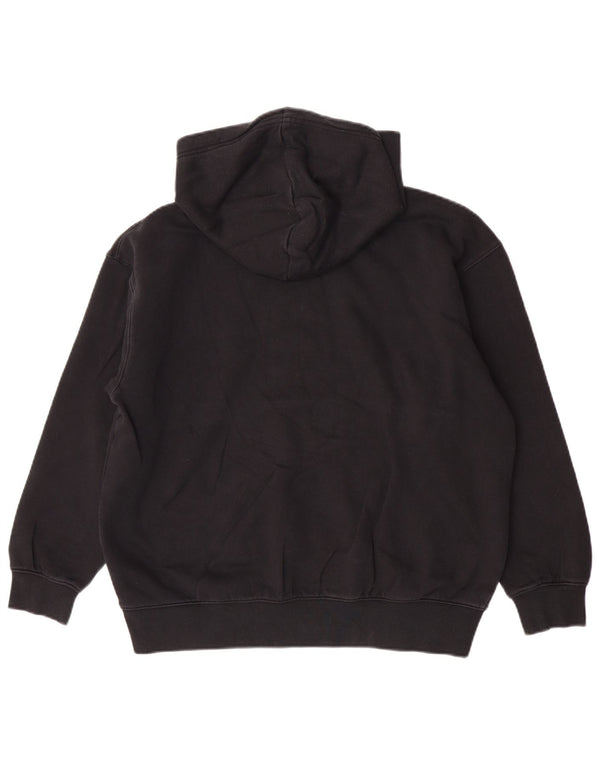 Damski sweter oversize z kapturem Nike UK 10, mały, czarny, bawełniany