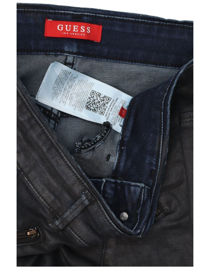 Jeansy damskie Guess W27 L32 Granatowe bawełniane