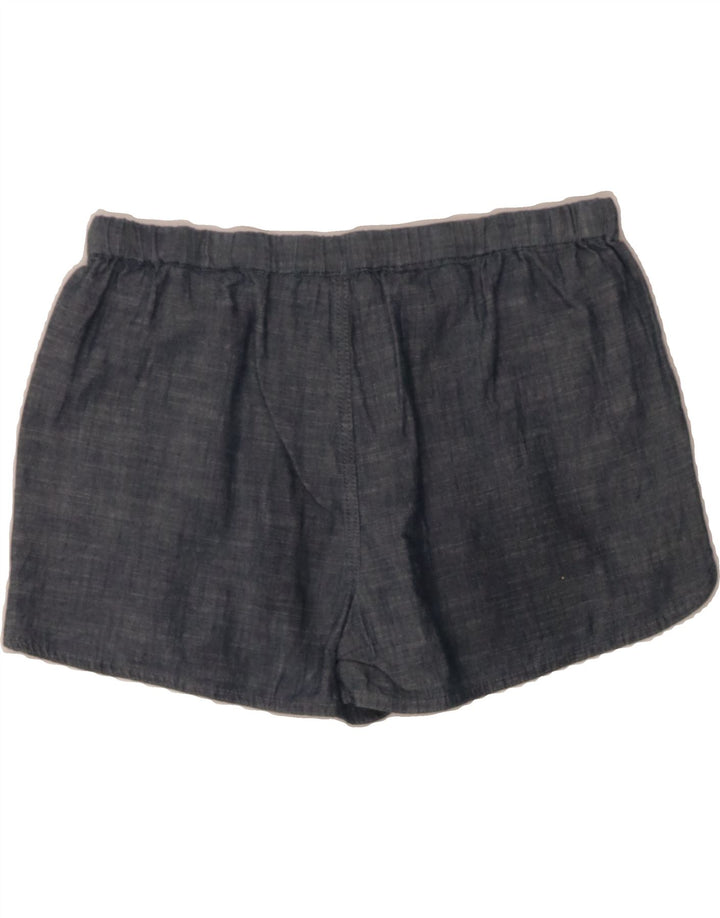 J. CREW Womens Hot Pants Medium W30 Navy Blue Cotton Vintage J. Crew and Second-Hand J. Crew from Messina Hembry 